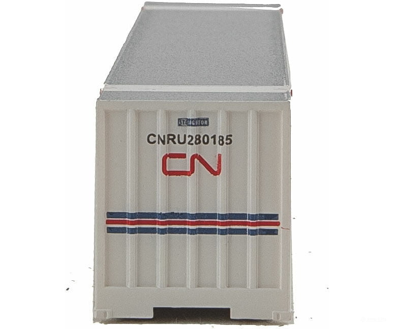 Walthers Scenemaster 8841 48’ Ribbed Side Container - Assembled -- Canadian National (Laser