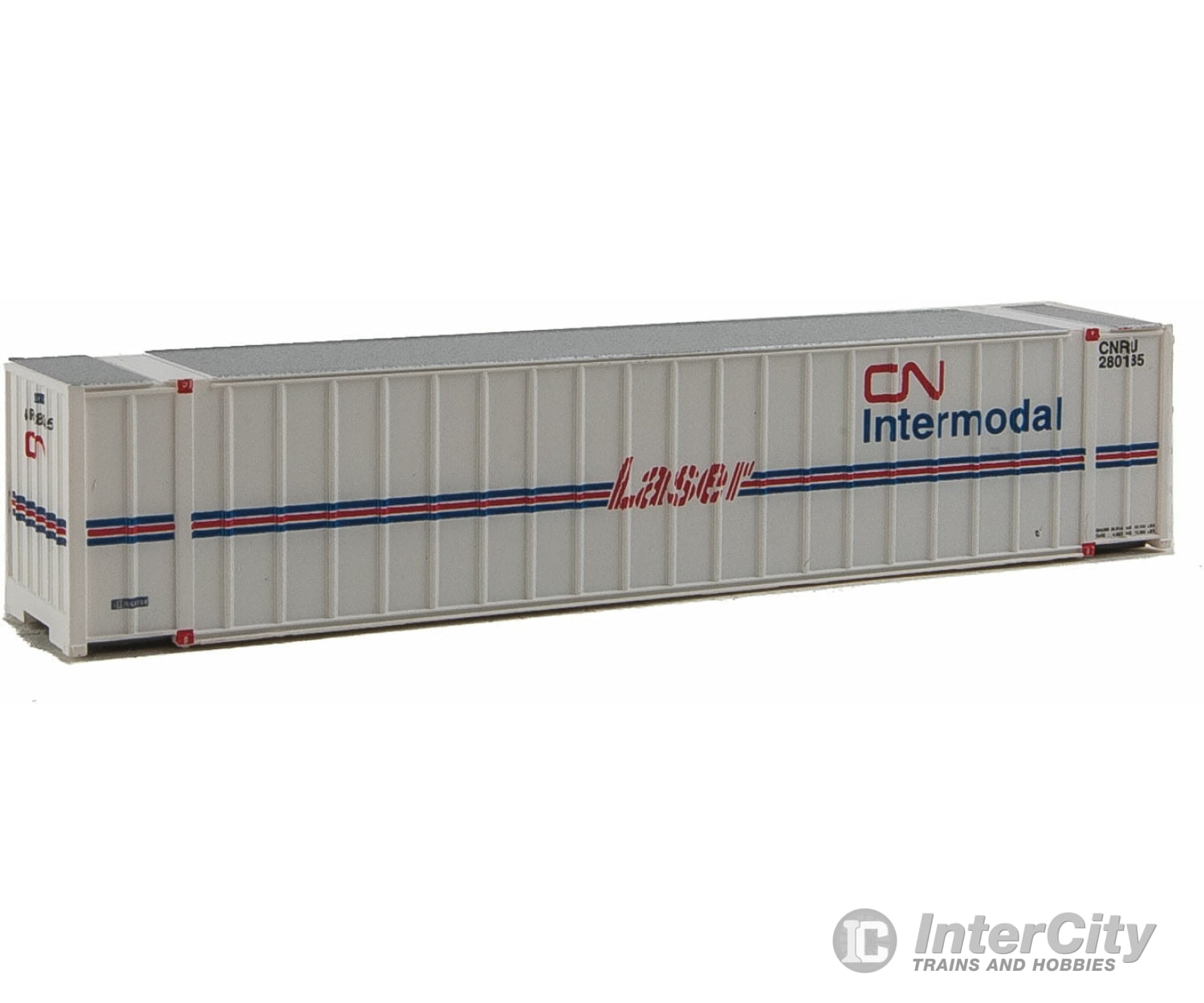 Walthers Scenemaster 8841 48’ Ribbed Side Container - Assembled -- Canadian National (Laser