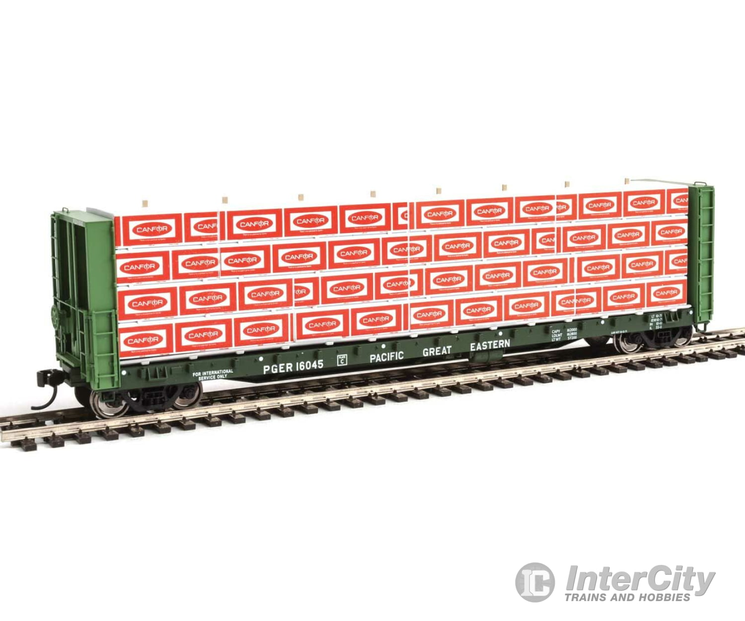 Walthers Scenemaster Ho 3121 Wrapped Lumber Load For Walthersproto Cc&F Bulkhead Flatcar -- Canadian