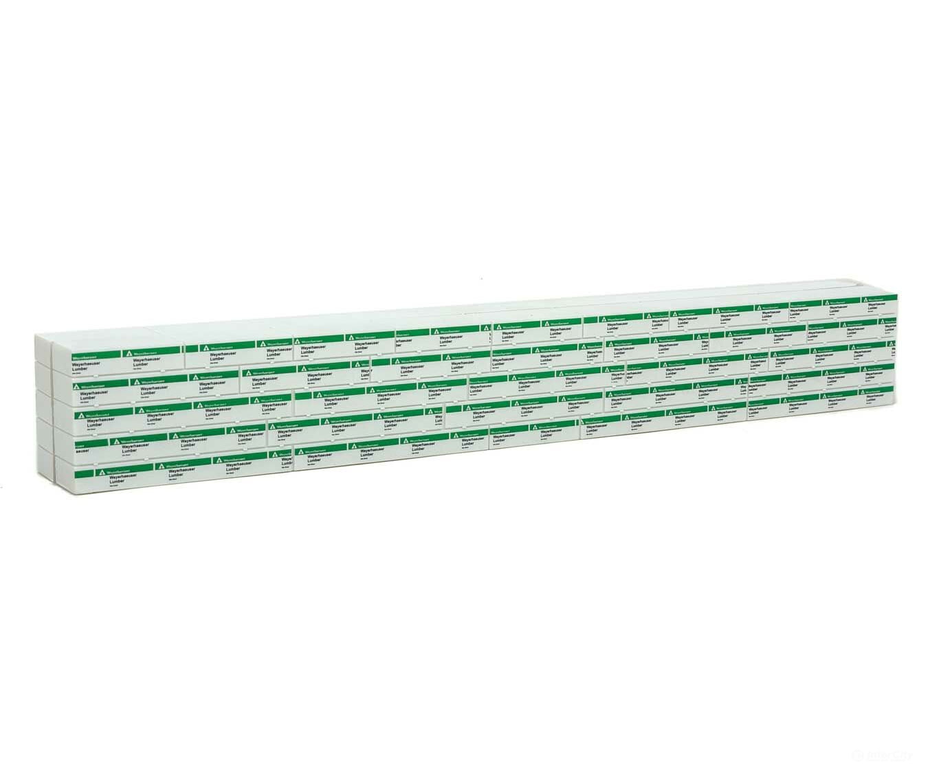 Walthers Scenemaster Ho 3161 Wrapped Lumber Load For Walthersmainline 72 Centerbeam Flatcar --
