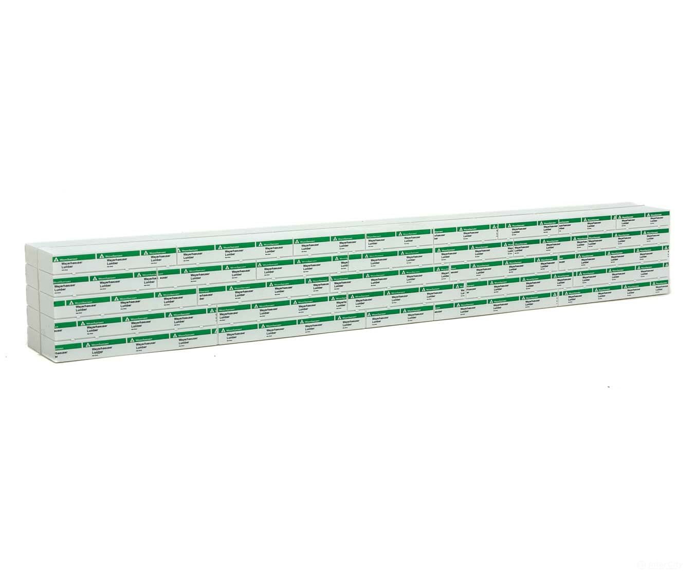 Walthers Scenemaster Ho 3161 Wrapped Lumber Load For Walthersmainline 72 Centerbeam Flatcar --