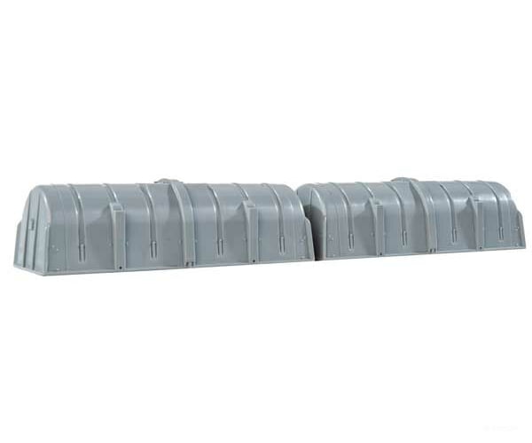 Walthers Scenemaster Ho 3195 Glass-Fiber Style Cushion Coil Car Hood -- Kit 2-Pack Freight Loads &