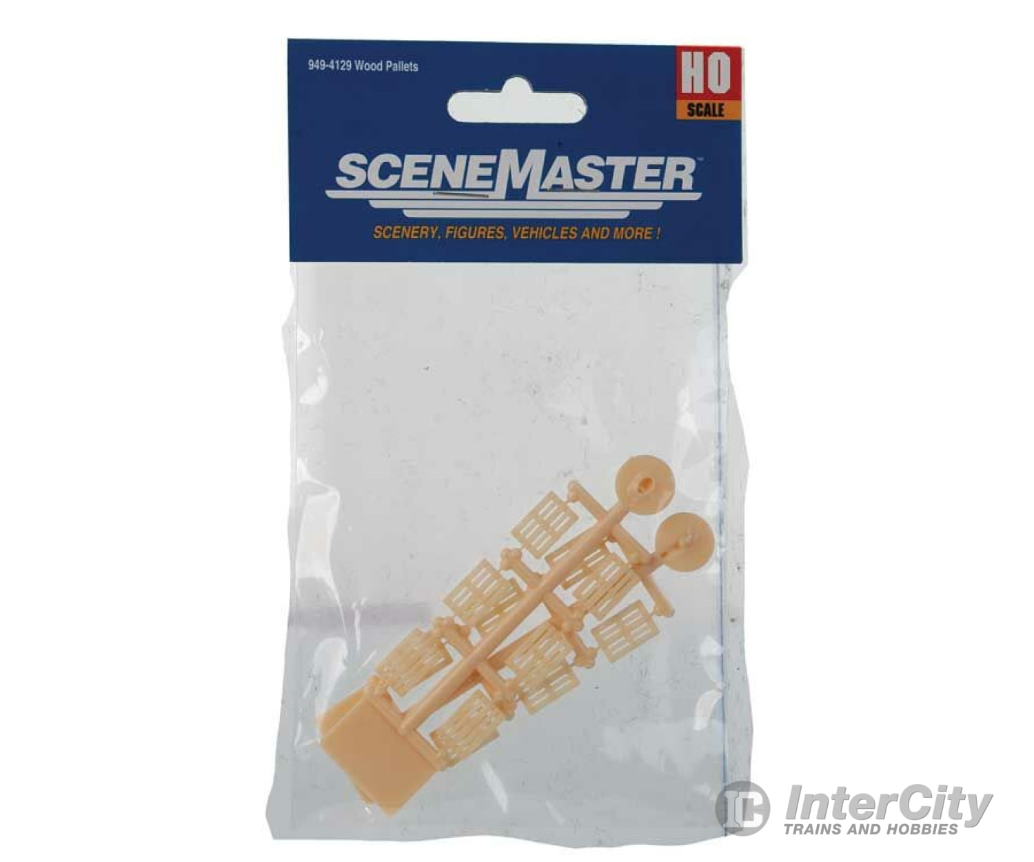 Walthers Scenemaster Ho 4129 Wood Pallets -- Kit Pkg(12) Scenery Details