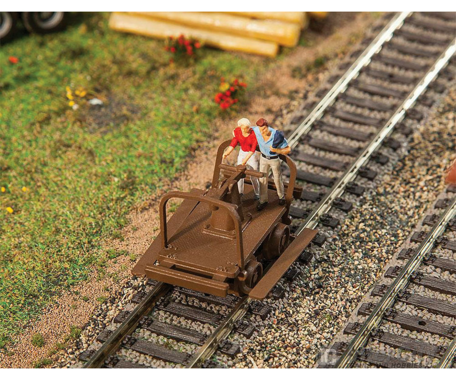 Walthers Scenemaster Ho 4145 Handcars -- Kit Pkg(2) Scenery Details