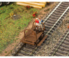 Walthers Scenemaster Ho 4145 Handcars -- Kit Pkg(2) Scenery Details