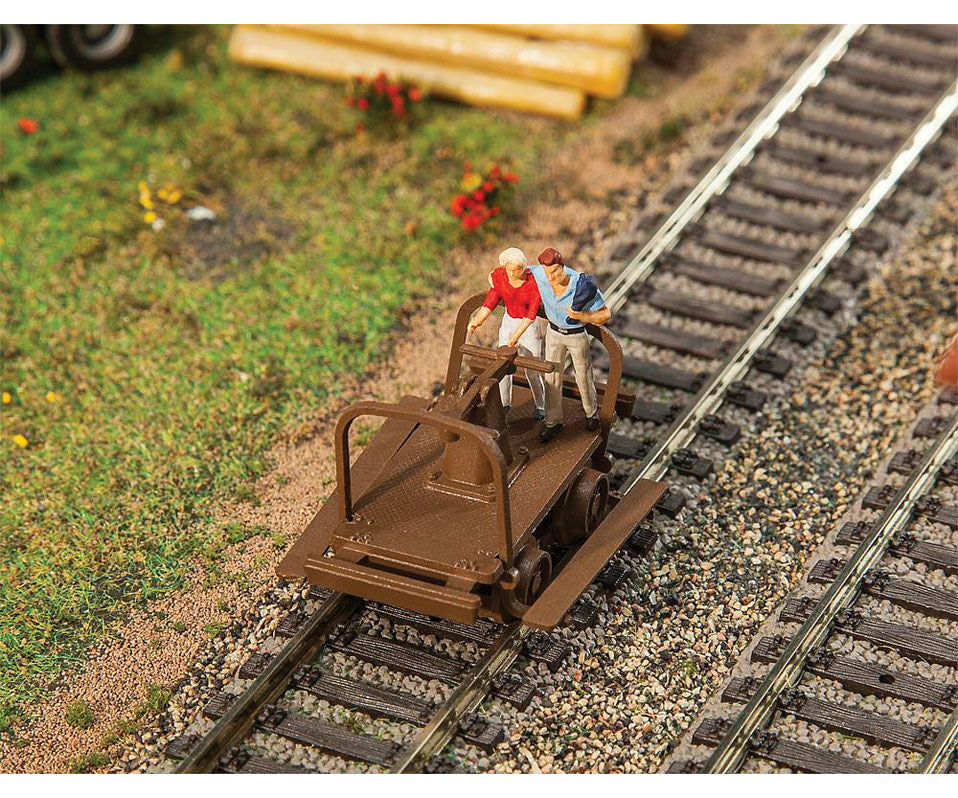 Walthers Scenemaster Ho 4145 Handcars -- Kit Pkg(2) Scenery Details