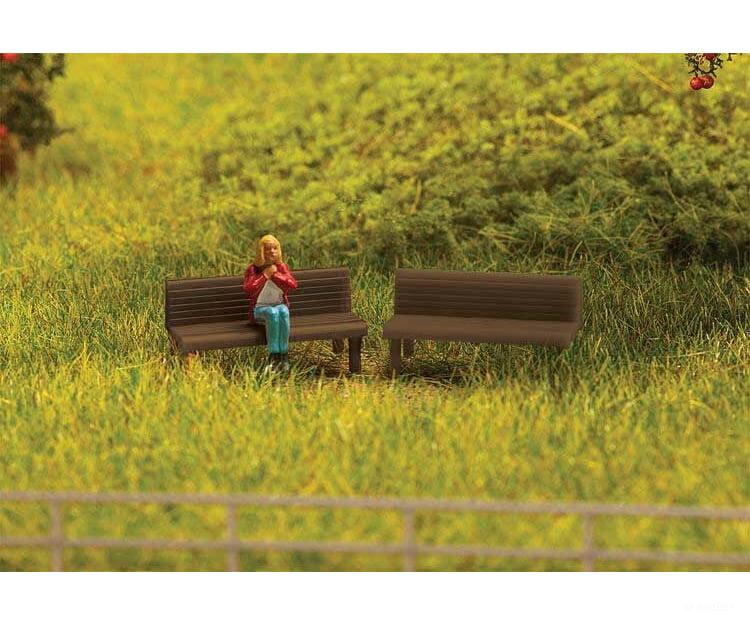 Walthers Scenemaster Ho 4146 Benches Pkg(8) Scenery Details
