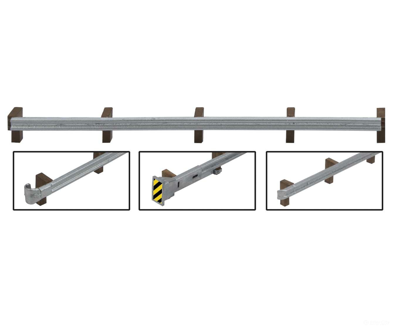 Walthers Scenemaster Ho 4176 Roadway Guardrails -- Kit - 200’ 60.9M Scale Long Scenery Details