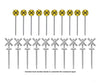 Walthers Scenemaster Ho 4197 Railroad Crossing Signs -- 10 Each Modern Advance Warning & Crossbucks