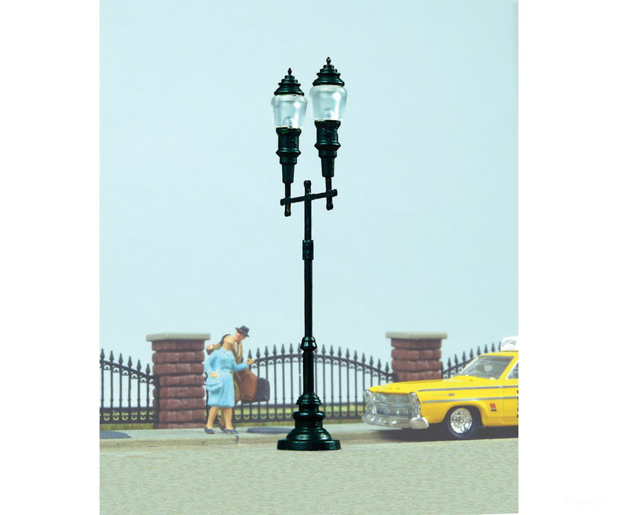 Walthers Scenemaster Ho 4308 Double-Arm Street Light Lights & Electronics