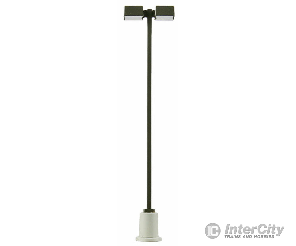 Walthers Scenemaster Ho 4320 Double-Square Modern Parking Lot Light -- 3-3/4 X 13/16 9.5 2Cm Lights