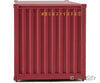 Walthers Scenemaster Ho 8059 20 Corrugated Container - Assembled -- Mediterranean Shipping Co. (Msc)