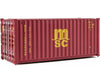Walthers Scenemaster Ho 8059 20 Corrugated Container - Assembled -- Mediterranean Shipping Co. (Msc)
