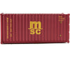 Walthers Scenemaster Ho 8059 20 Corrugated Container - Assembled -- Mediterranean Shipping Co. (Msc)