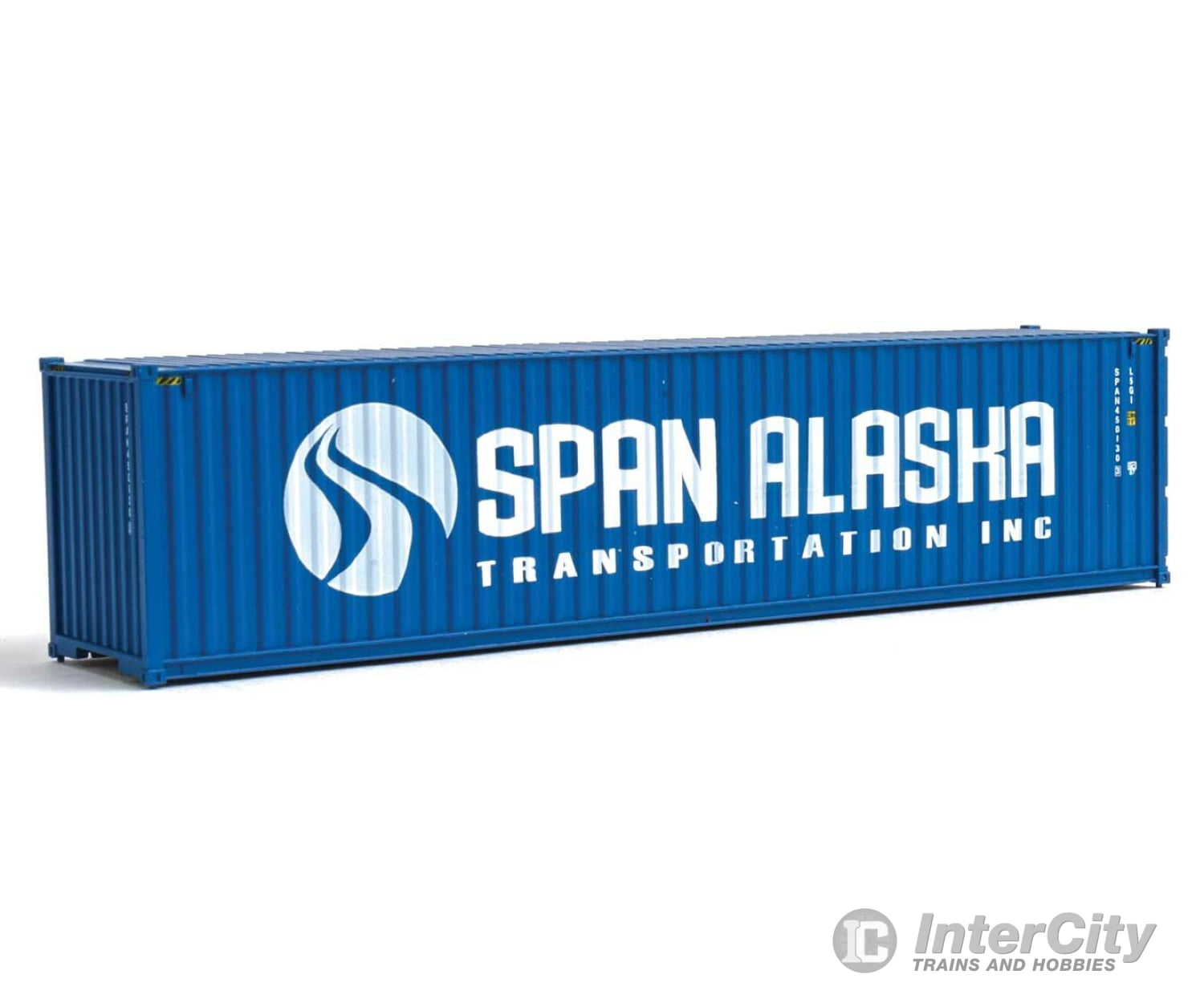 Walthers Scenemaster Ho 8273 40’ Hi-Cube Corrugated-Side Container - Assembled -- Span Alaska