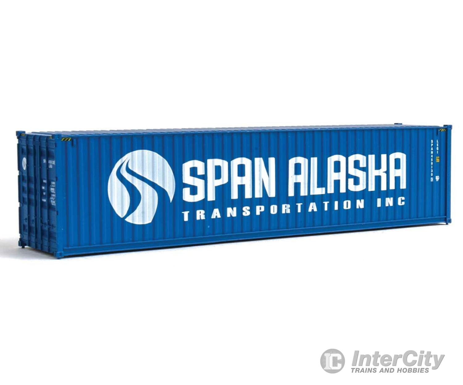 Walthers Scenemaster Ho 8273 40’ Hi-Cube Corrugated-Side Container - Assembled -- Span Alaska