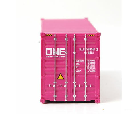 Walthers Scenemaster Ho 8275 40 Hi-Cube Corrugated-Side Container - Assembled -- Ocean Network