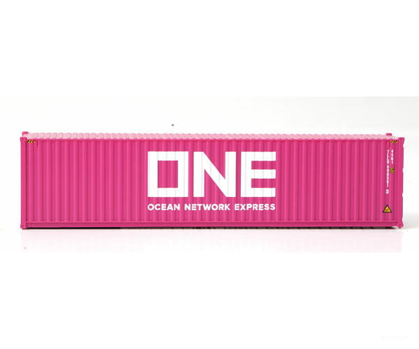 Walthers Scenemaster Ho 8275 40 Hi-Cube Corrugated-Side Container - Assembled -- Ocean Network