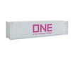 Walthers Scenemaster Ho 8276 40 Hi-Cube Corrugated-Side Container - Assembled -- Ocean Network