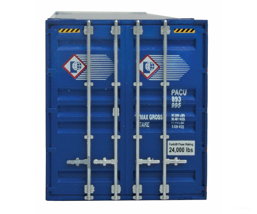 Walthers Scenemaster Ho 8507 53’ Singamas Corrugated Side Container - Ready To Run -- Pacer