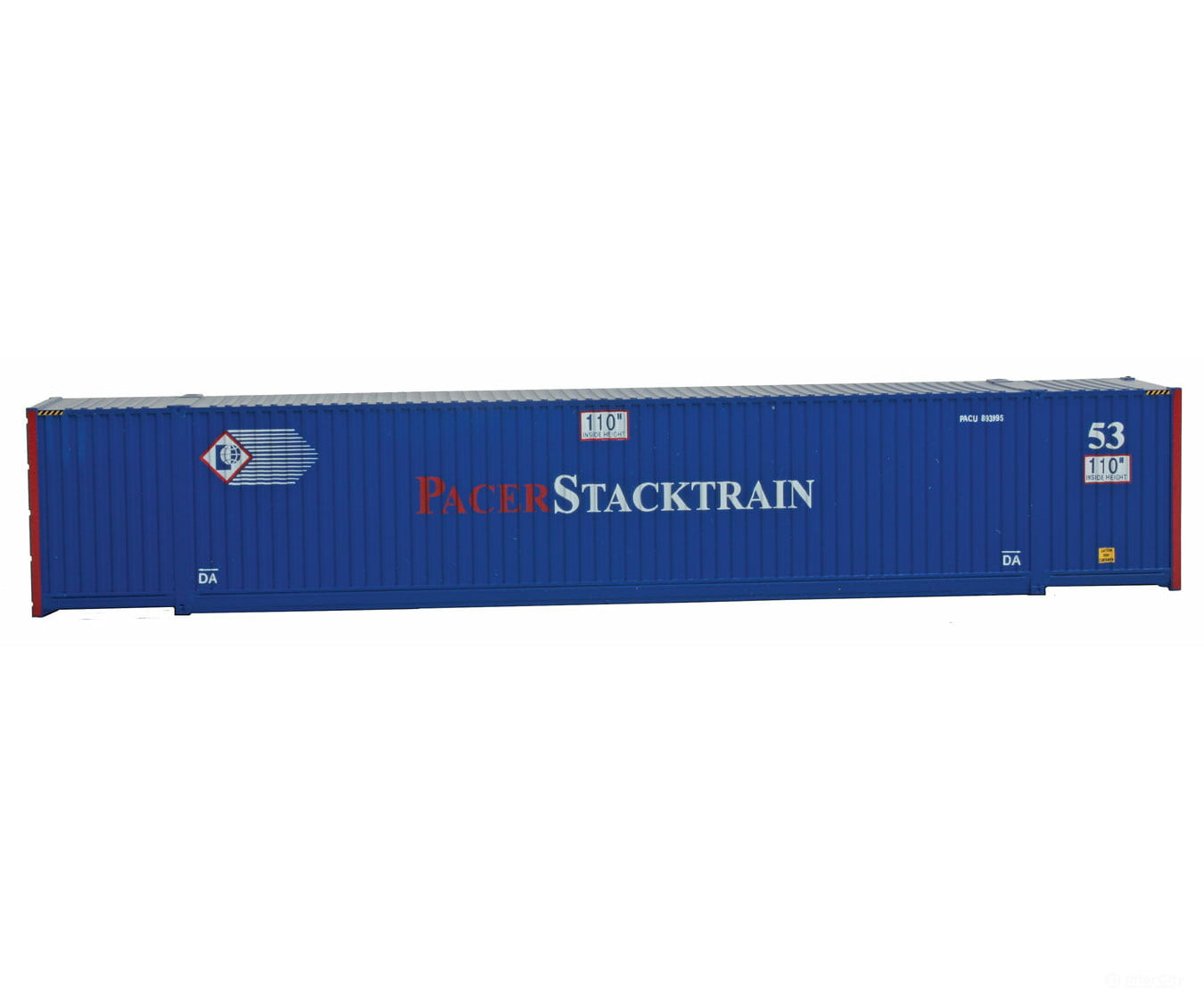 Walthers Scenemaster Ho 8507 53’ Singamas Corrugated Side Container - Ready To Run -- Pacer
