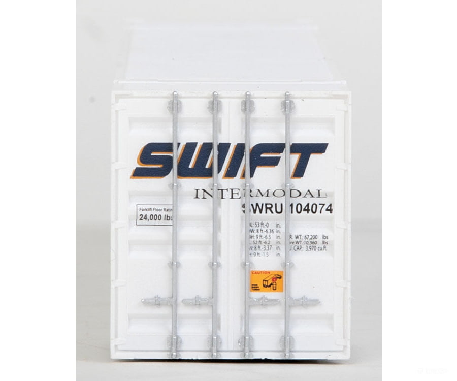 Walthers Scenemaster Ho 8509 53’ Singamas Corrugated Side Container - Ready To Run - - Swift