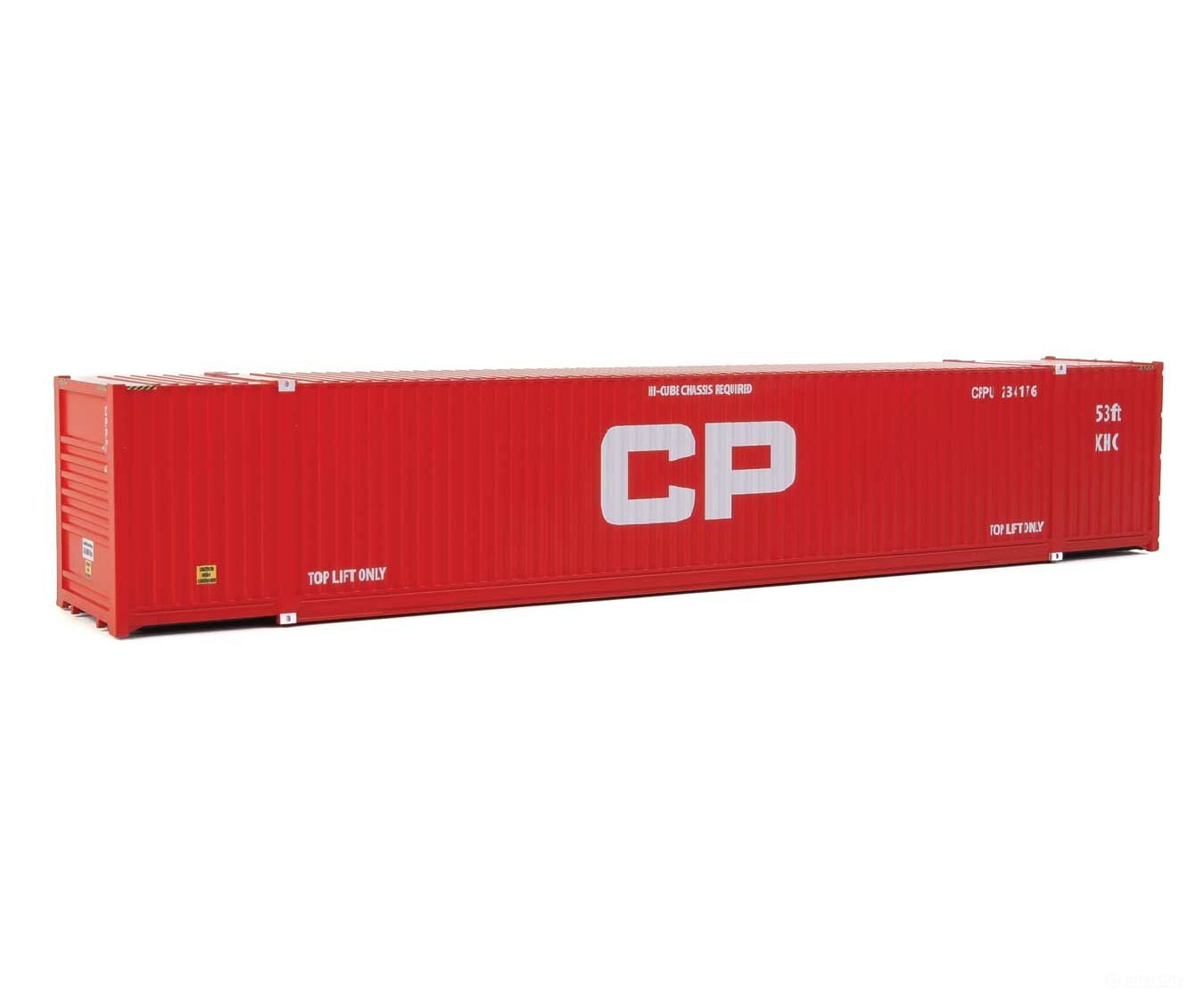 Walthers Scenemaster Ho 8536 53’ Singamas Corrugated-Side Container - Assembled -- Canadian