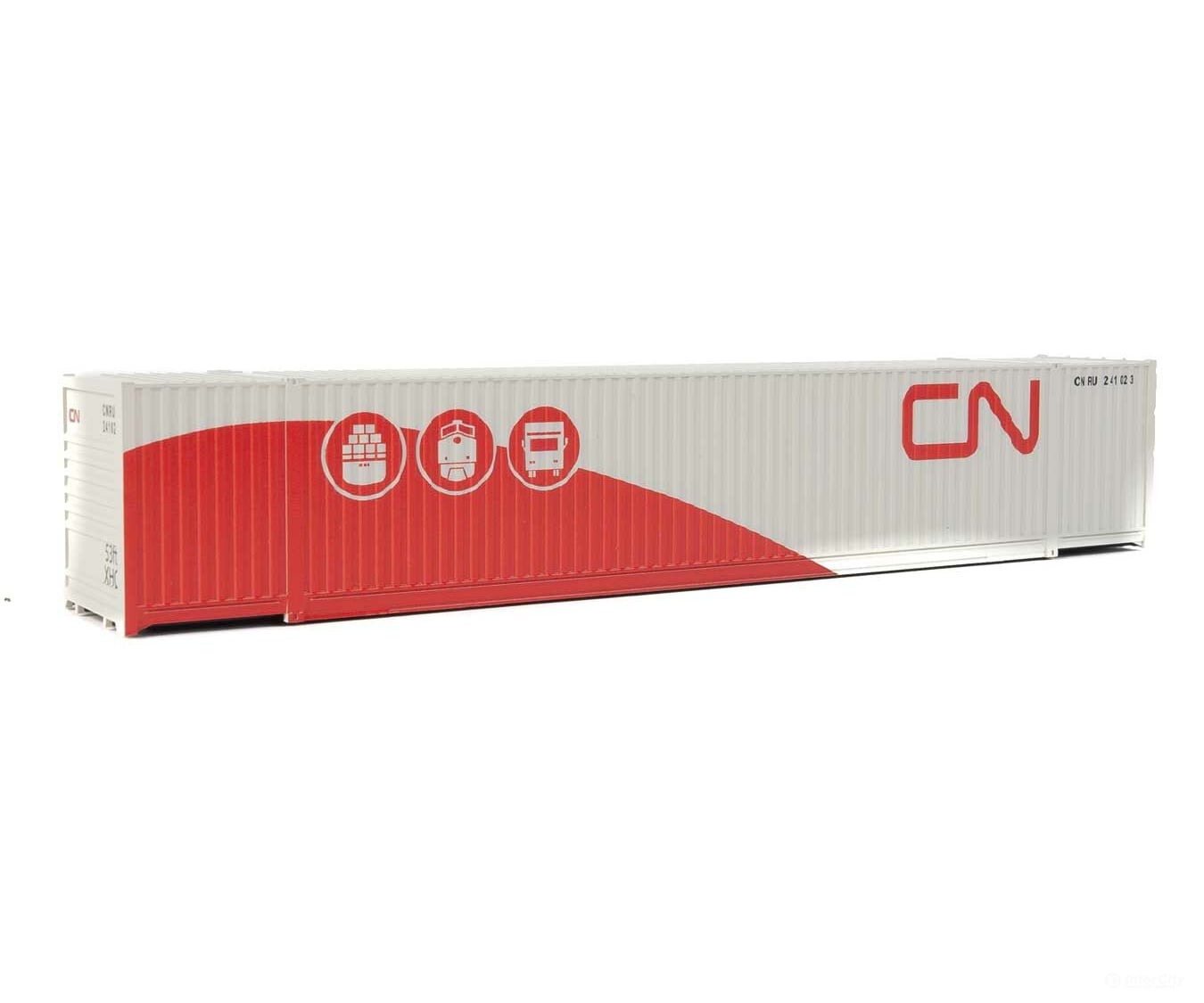 Walthers Scenemaster Ho 8537 53 Singamas Corrugated-Side Container - Assembled -- Canadian National