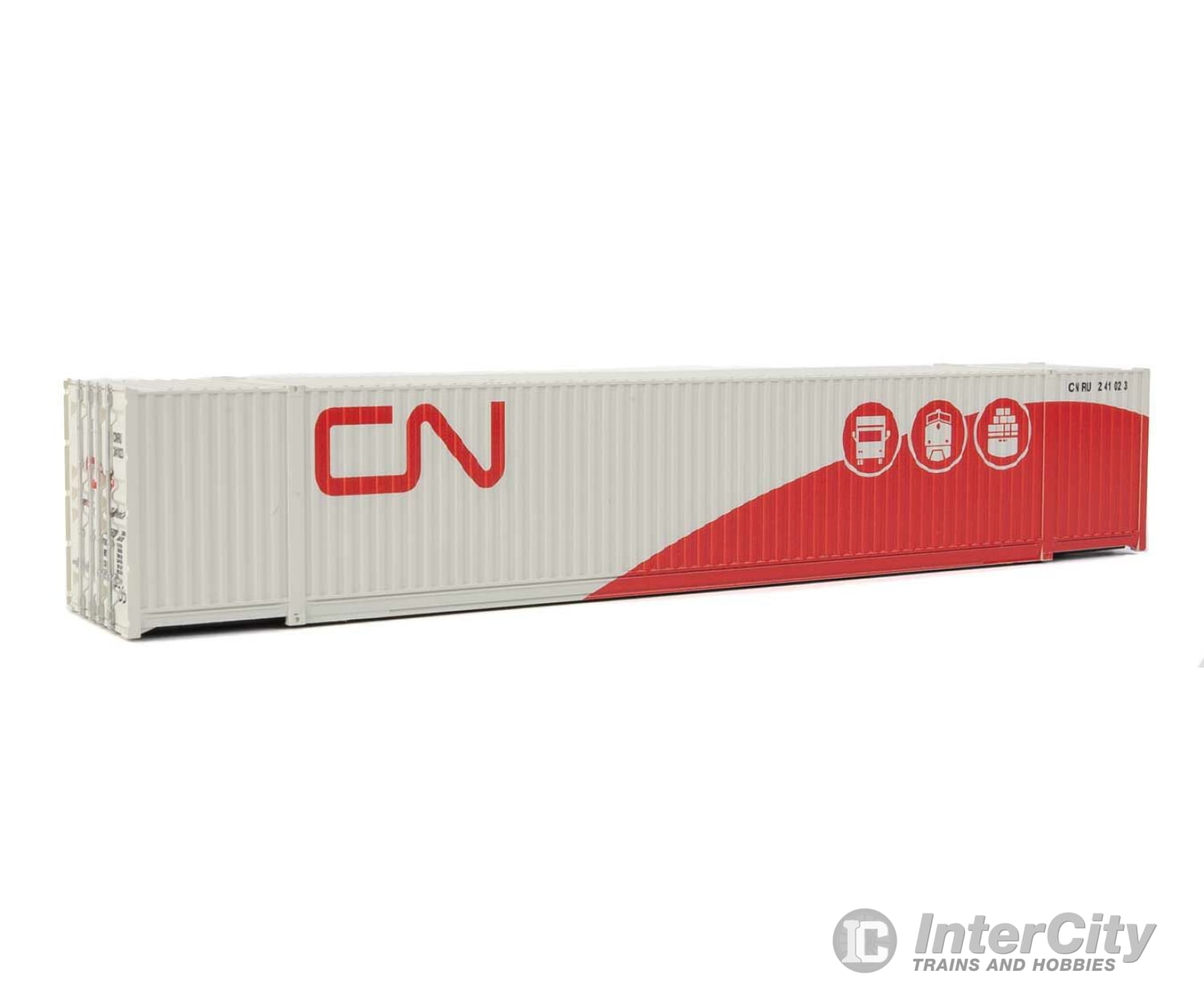 Walthers Scenemaster Ho 8537 53 Singamas Corrugated-Side Container - Assembled -- Canadian National