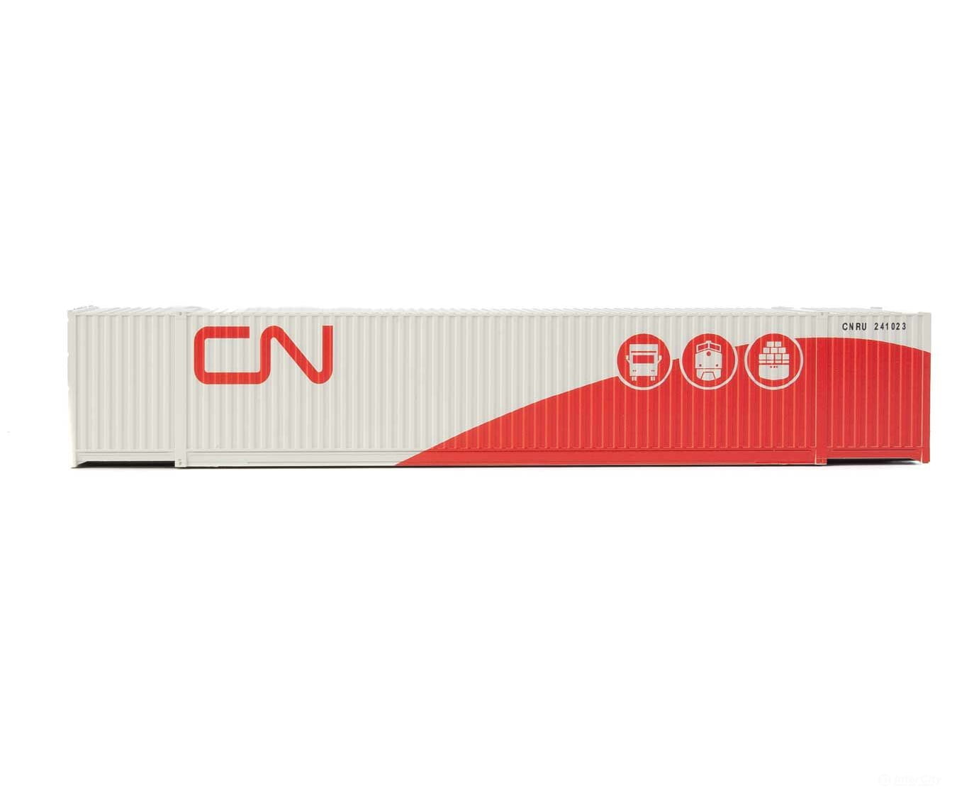 Walthers Scenemaster Ho 8537 53 Singamas Corrugated-Side Container - Assembled -- Canadian National