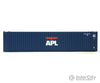 Walthers Scenemaster Ho 8559 45’ Cimc Container - Assembled -- American President Lines (Blue