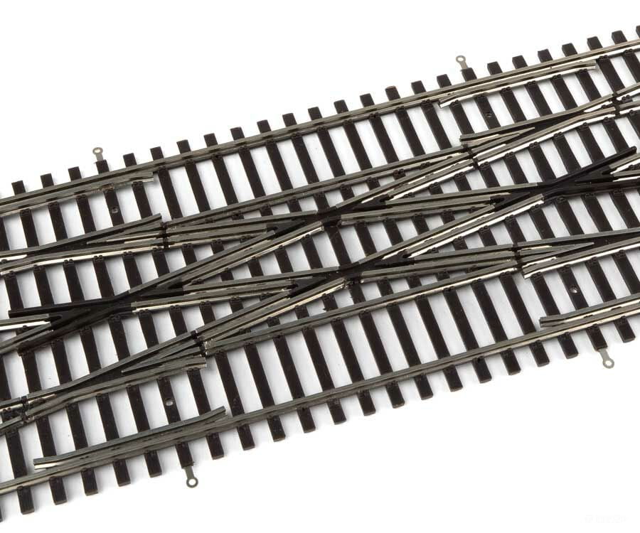 Walthers Shinohara Track Ho 83051 Code 83 Nickel Silver Dcc-Friendly #6 Double Crossover -- Length: