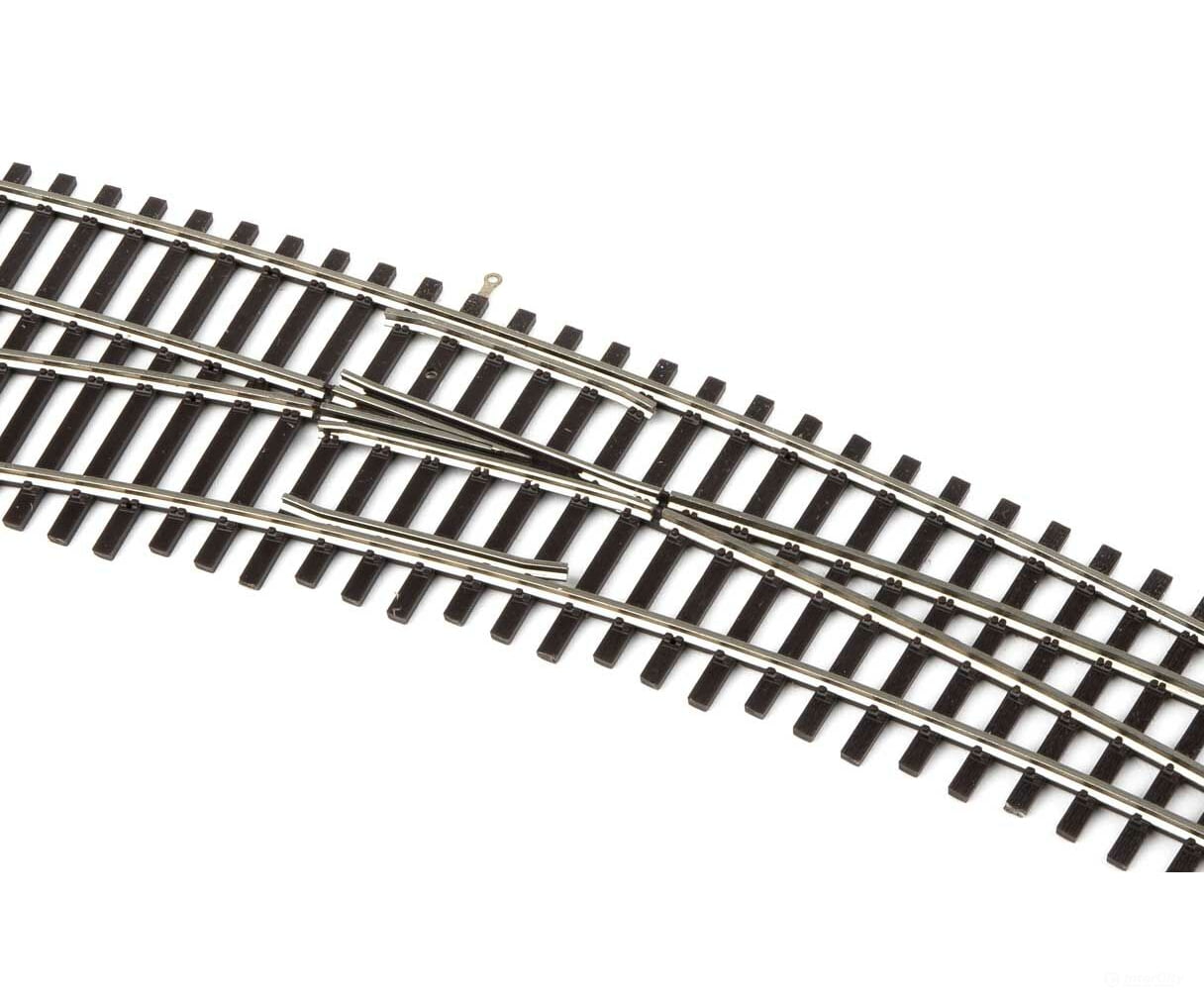 Walthers Shinohara Track Ho 83061 Code 83 Nickel Silver Dcc-Friendly Curved Turnout - 20 And 24