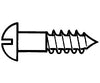 Walthers Tools And Screws 1198 Brass Or Brass-Plated Wood Pkg(24) -- #2; 3/8 X .086 .95 .22Cm