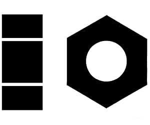 Walthers Tools And Screws 1250 Brass Hex Nuts Pkg(12) -- 00-90; .040 X 5/64 .10 .20Cm Hardware &