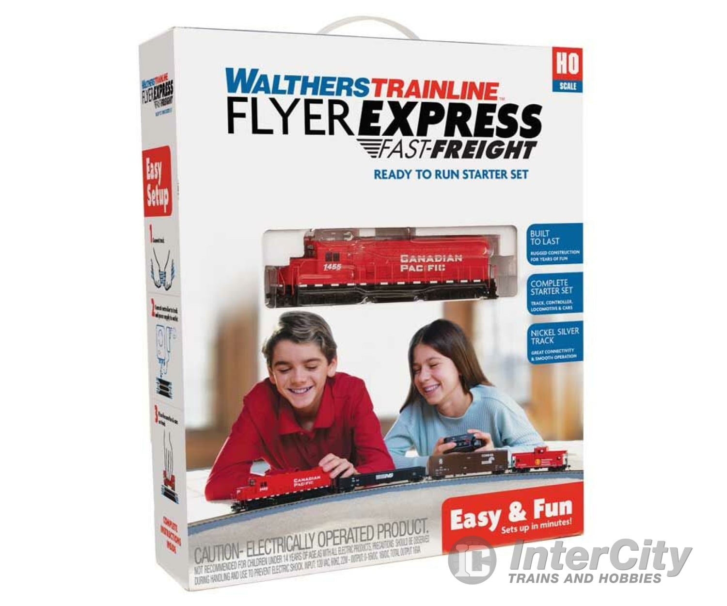 Walthers Trainline 1211 Flyer Express Fast-Freight Train Set -- Canadian Pacific Starter & Sets