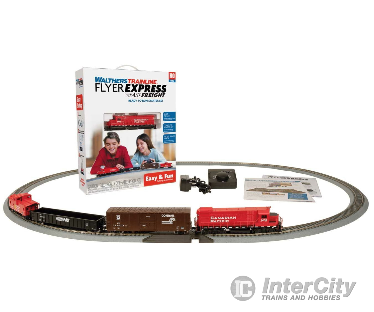 Walthers Trainline 1211 Flyer Express Fast-Freight Train Set -- Canadian Pacific Starter & Sets