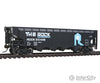 Walthers Trainline 1423 Offset Hopper - Ready To Run -- Rock Island (Black Blue White) Freight Cars