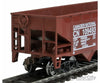 Walthers Trainline 1424 Offset Hopper - Ready To Run -- Canadian National (Brown White; Large Logo)