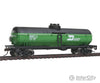 Walthers Trainline 1440 Tank Car - Ready To Run -- Burlington Northern (Cascade Green Black White)