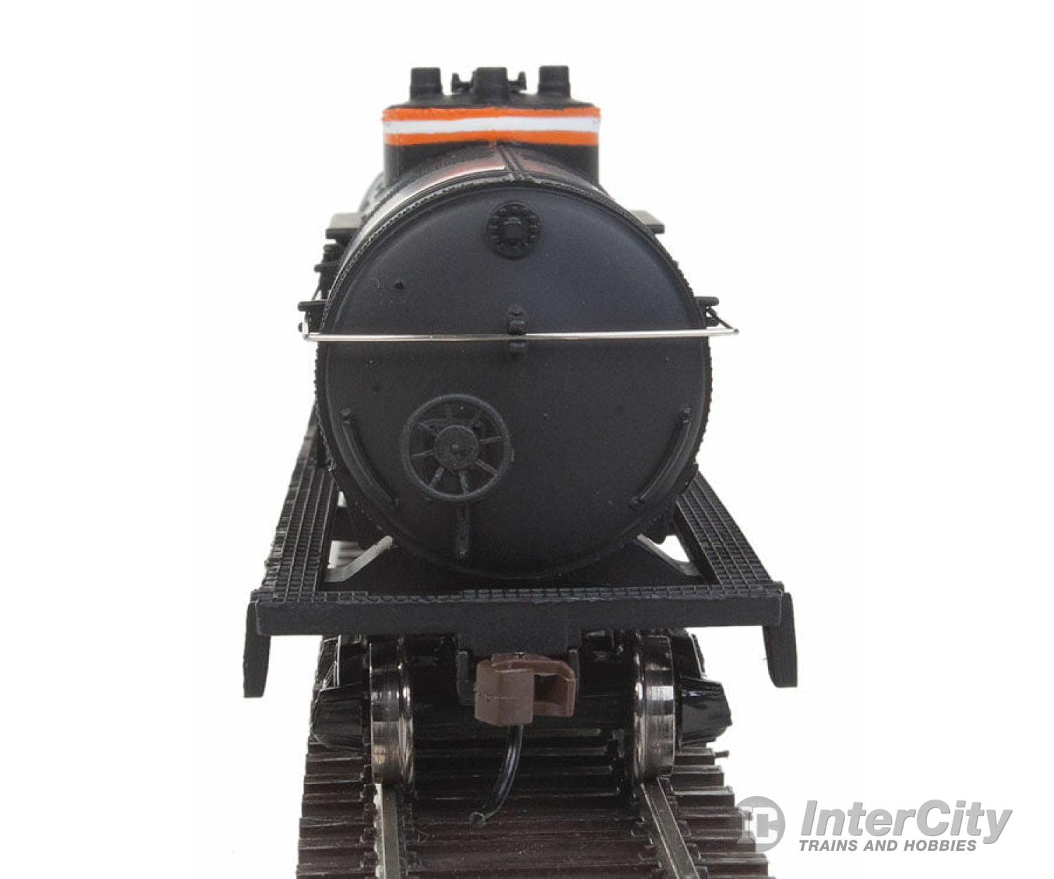 Walthers Trainline 1444 Tank Car - Ready To Run -- Atchison Topeka & Santa Fe #98016 (Black Orange