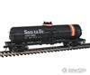 Walthers Trainline 1444 Tank Car - Ready To Run -- Atchison Topeka & Santa Fe #98016 (Black Orange