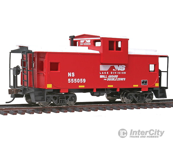 Walthers Trainline 1527 Wide-Vision Caboose - Ready To Run -- Norfolk Southern (Red White) Freight