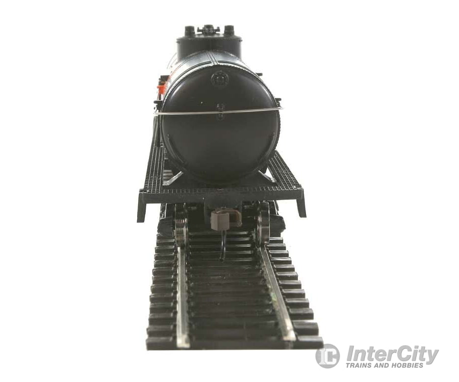 Walthers Trainline 1612 40 Tank Car - Ready To Run -- Gulf Oil Company (Black Orange; Billboard