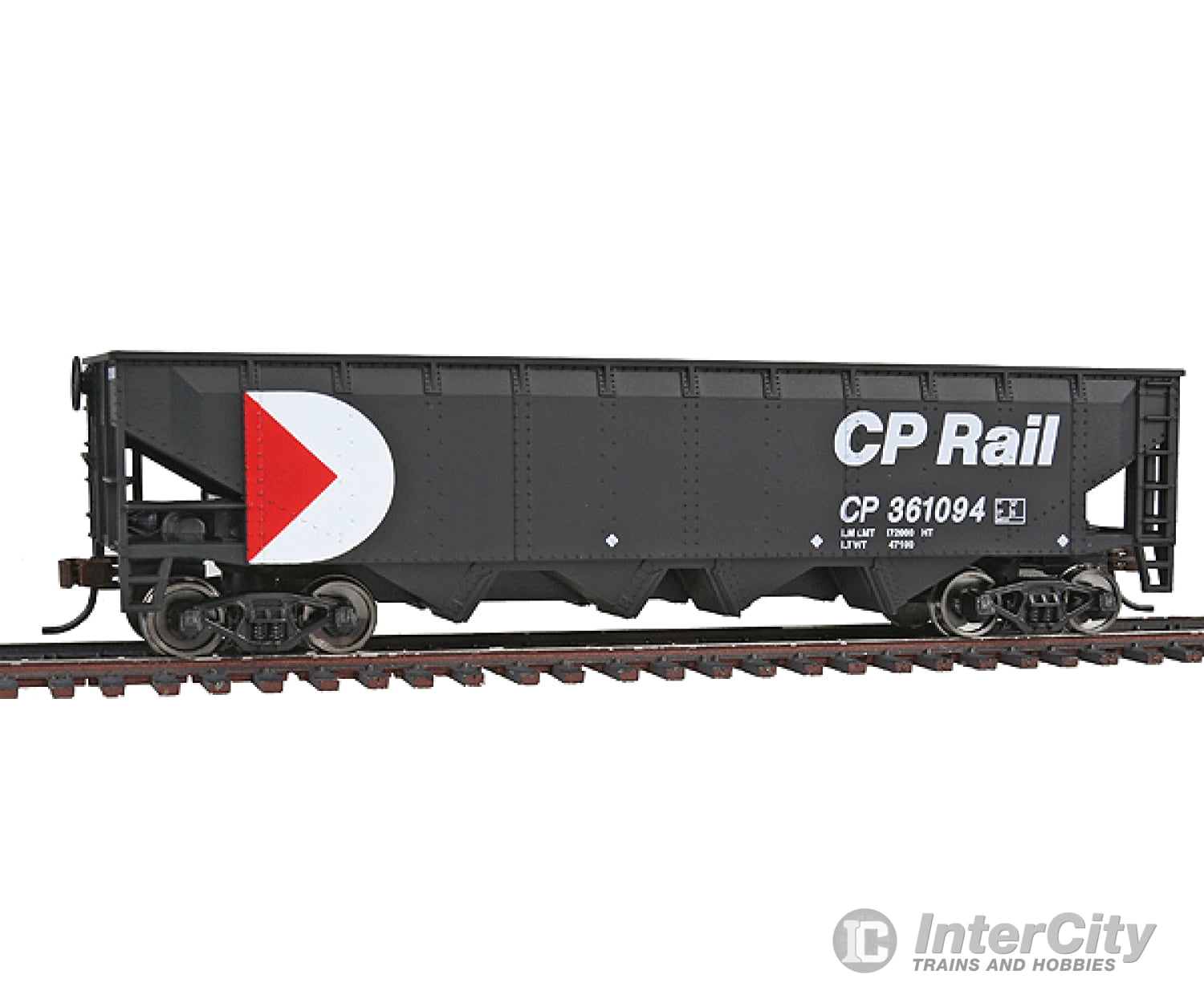 Walthers Trainline 1656 Offset Quad Hopper - Ready To Run -- Canadian Pacific #361094 Freight Cars