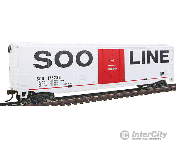 Walthers Trainline 1671 50 Plug-Door Boxcar - Ready To Run -- Soo Line Freight Cars