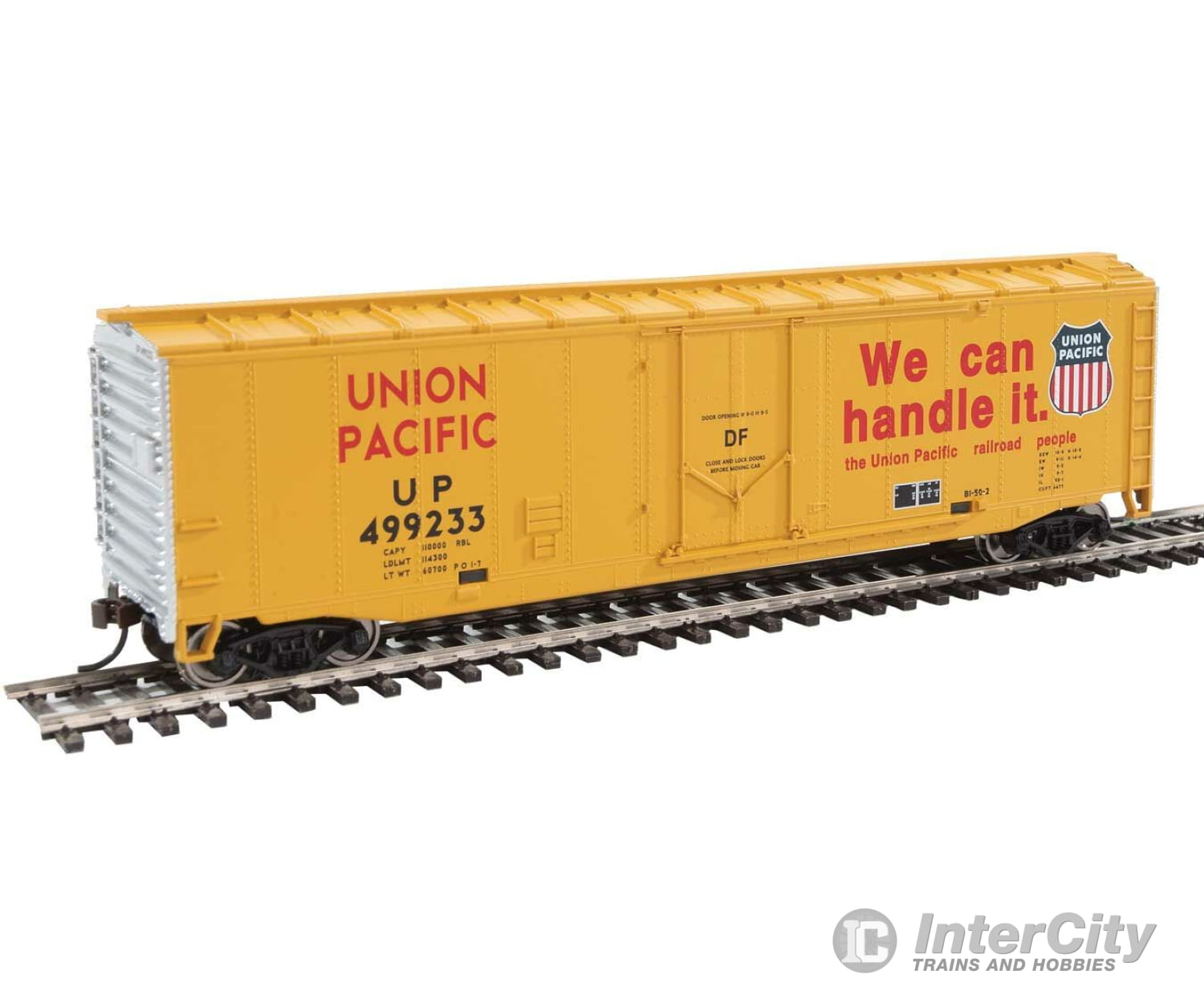 Walthers Trainline 1672 50 Plug-Door Boxcar - Ready To Run -- Union Pacific(R) Freight Cars