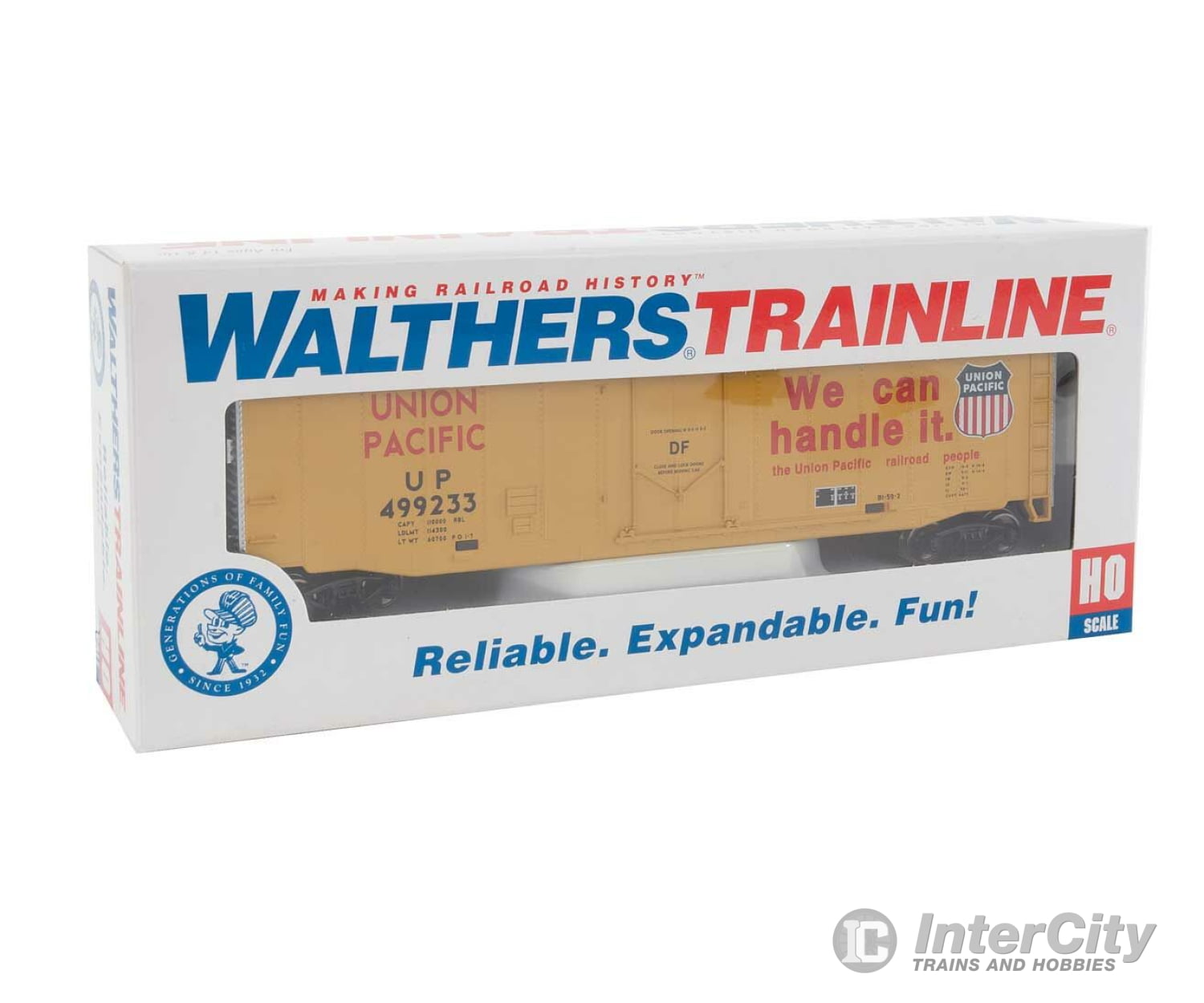 Walthers Trainline 1672 50 Plug-Door Boxcar - Ready To Run -- Union Pacific(R) Freight Cars