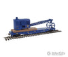 Walthers Trainline 1780 Flatcar With Logging Crane - Ready To Run -- Alaska Railroad (Blue) Freight