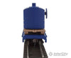 Walthers Trainline 1780 Flatcar With Logging Crane - Ready To Run -- Alaska Railroad (Blue) Freight